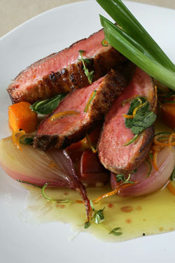 Crispy duck breast with glazed butternut squash - from Derry Clarkes Keeping it Simple